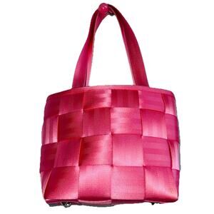 Bubblegum Pink The Original Seatbelt Bag Small Tote Bag Handbag 10"x8"x4" Kawaii